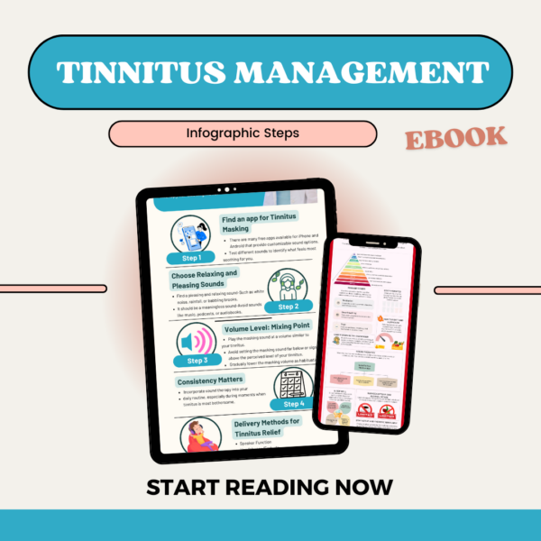 Comprehensive Tinnitus Relief: Sound Therapy & Lifestyle Strategies Infographic Bundle